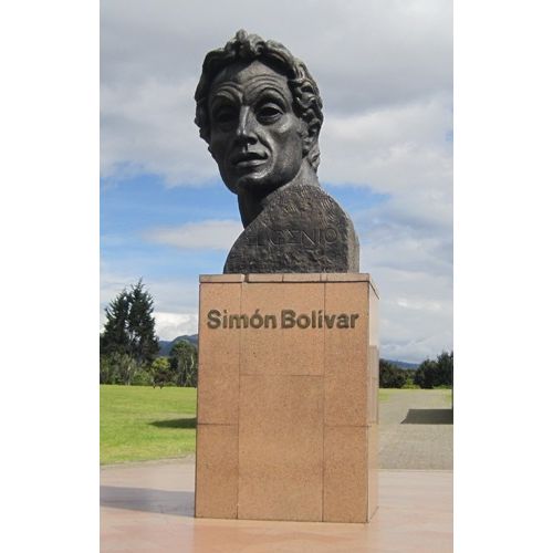 Busto de Sim�n Bol�var donado por el Gobierno de Venezuela, Parque Sim�n Bol�var, Bogot
